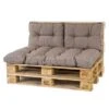 Madison Palletkussen Florance Taupe - 120 X 80cm -Tuinmeubelwinkel 1712376961