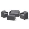 Allibert Monaco Loungeset - 4-delig - Grafiet -Tuinmeubelwinkel 1747764889