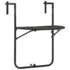 VidaXL Balkontafel Hangend 60x64x83,5 Cm Rattan-look Kunststof Bruin -Tuinmeubelwinkel 1814806691