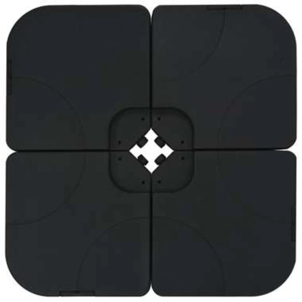 VIDAXL Parasolvoet Draagbaar Gevuld Met Zand / Water 60 L 3 VIDAXL Parasolvoet Draagbaar Gevuld Met Zand / Water 60 L