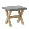 Beliani Hocker OLBIA - Grijs Vezelcement 2 Beliani Hocker OLBIA - Grijs Vezelcement -Tuinmeubelwinkel 1937588279