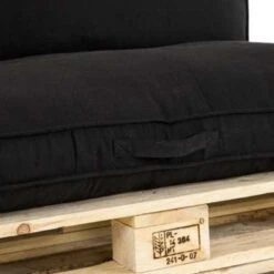 Unique Living Palletkussen Luana Zwart - 120 X 80 Cm -Tuinmeubelwinkel 1973436349 0102