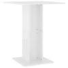 VidaXL Bistrotafel 60x60x75 Cm Spaanplaat Hoogglans Wit -Tuinmeubelwinkel 1998759257