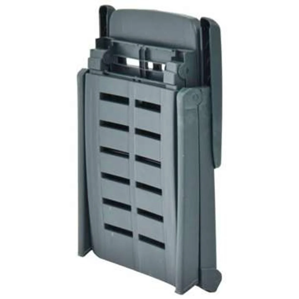 VidaXL Ligbed Inklapbaar Kunststof Groen 4 VidaXL Ligbed Inklapbaar Kunststof Groen - Afbeelding 2