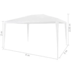 VidaXL Partytent 3x4 Wit -Tuinmeubelwinkel 1c4d4ba3efac4d7b8466531162a42c1f