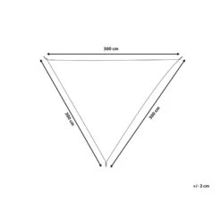 Beliani Schaduwdoek LUKKA - Grijs Polyester -Tuinmeubelwinkel 29372ec26a3b4968bce51462cdaf12af
