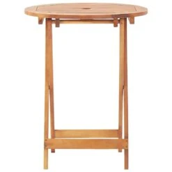 VidaXL Tuintafel Inklapbaar 60x75 Cm Massief Acaciahout -Tuinmeubelwinkel 2ddca73354fd42bfb677ea8009c401dc