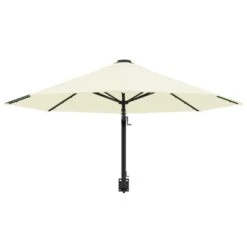 VidaXL Wandparasol Met Metalen Paal 300 Cm Zandkleurig -Tuinmeubelwinkel 3097d97061314aff83d39a3da926b9fa