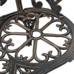 VidaXL Bistrobank 100 Cm Gietaluminium Bronskleurig -Tuinmeubelwinkel 344e8239dc7049d48d96243e44480a10