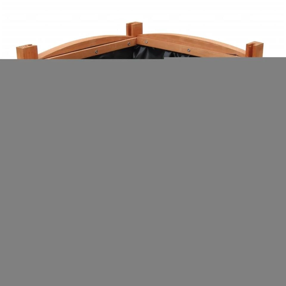 VidaXL Plantenbakken Verhoogd 2 St 30x30x30 Cm Hout 4 VidaXL Plantenbakken Verhoogd 2 St 30x30x30 Cm Hout - Afbeelding 2