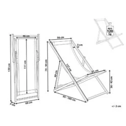Beliani Tuinligstoel LOCRI II - Blauw Synthetisch Materiaal, Aluminium -Tuinmeubelwinkel 395e1432890d46a79e3722d7f0254dbd