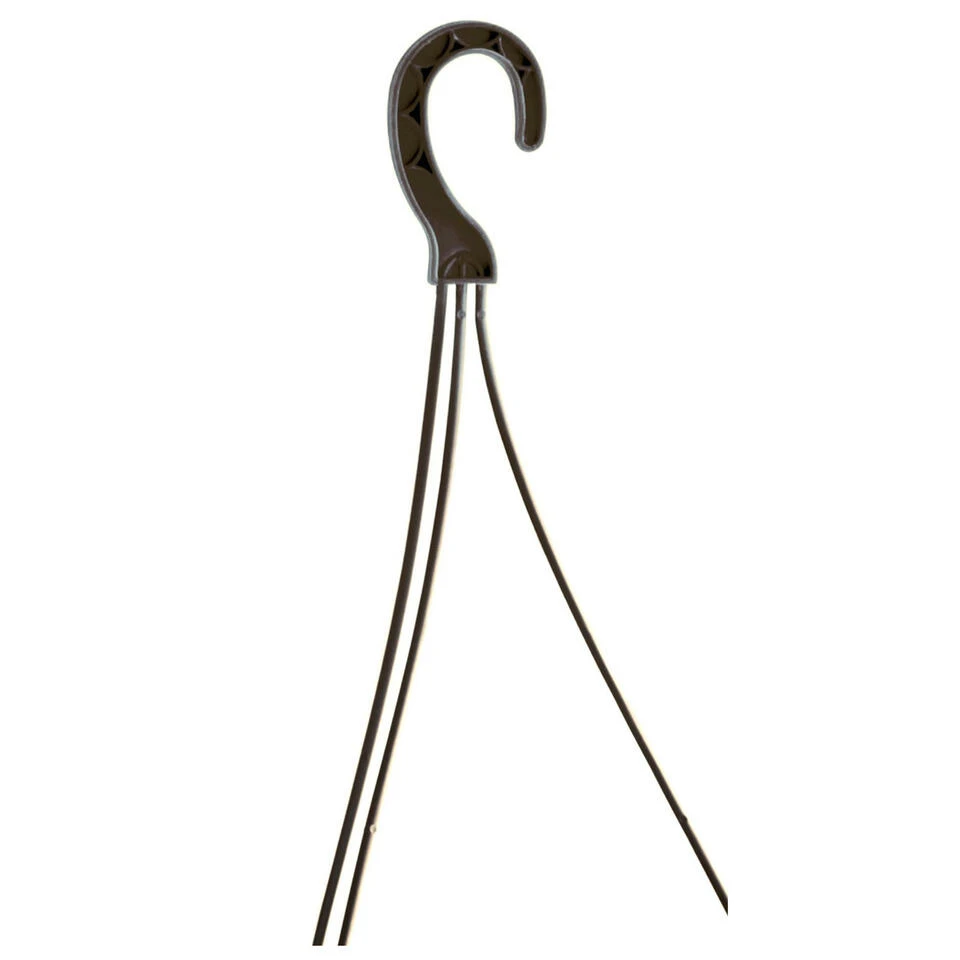 Prosperplast Plantenpot - Kunststof - Donkerbruin - D22 X H14 Cm 4 Prosperplast Plantenpot - Kunststof - Donkerbruin - D22 X H14 Cm - Afbeelding 2