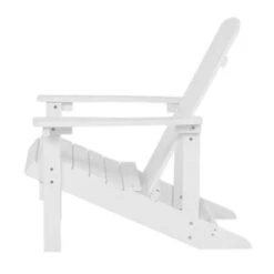 Beliani Tuinstoel ADIRONDACK - Wit Kunsthout 9 Beliani Tuinstoel ADIRONDACK - Wit Kunsthout -Tuinmeubelwinkel 438d2910b42e44aea299f03f00e433f5