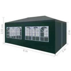 VidaXL Partytent 3x6 M Groen 9 VidaXL Partytent 3x6 M Groen -Tuinmeubelwinkel 45f5977088804c66ab843fcf98dd5ad1