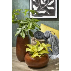 Mica Decorations Bloempot - Schaal - Okergeel - Keramiek - 32 X 16 Cm 9 Mica Decorations Bloempot - Schaal - Okergeel - Keramiek - 32 X 16 Cm -Tuinmeubelwinkel 475d7cabbee945b3863a30d54077334d