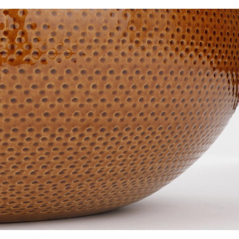 Mica Decorations Bloempot - Schaal - Okergeel - Keramiek - 32 X 16 Cm 5 Mica Decorations Bloempot - Schaal - Okergeel - Keramiek - 32 X 16 Cm - Afbeelding 3