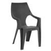 Keter - Stapelstoel Dante Hoge Rug - Donkergrijs - 89x57x57 Cm 2 Keter - Stapelstoel Dante Hoge Rug - Donkergrijs - 89x57x57 Cm -Tuinmeubelwinkel 50100437