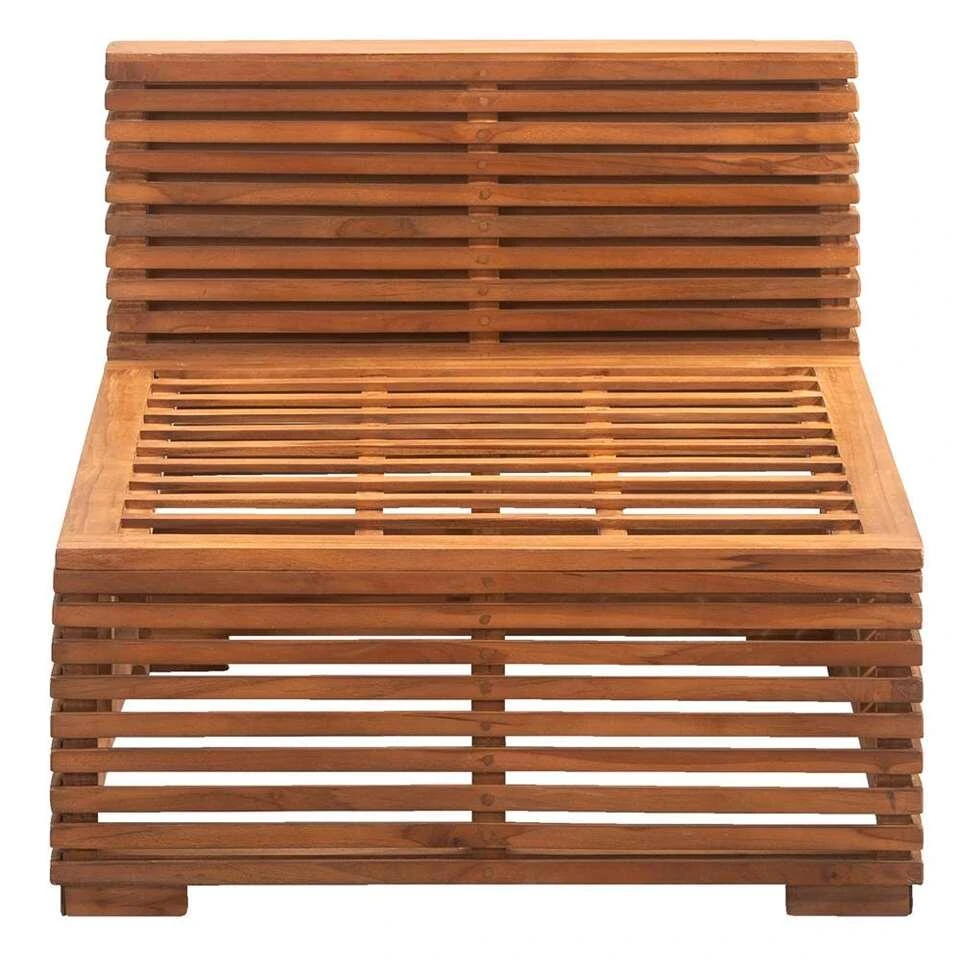 Le Sud Midden Fauteuil Cèvennes - Bruin - 81x73x60 Cm 4 Le Sud Midden Fauteuil Cèvennes - Bruin - 81x73x60 Cm - Afbeelding 2