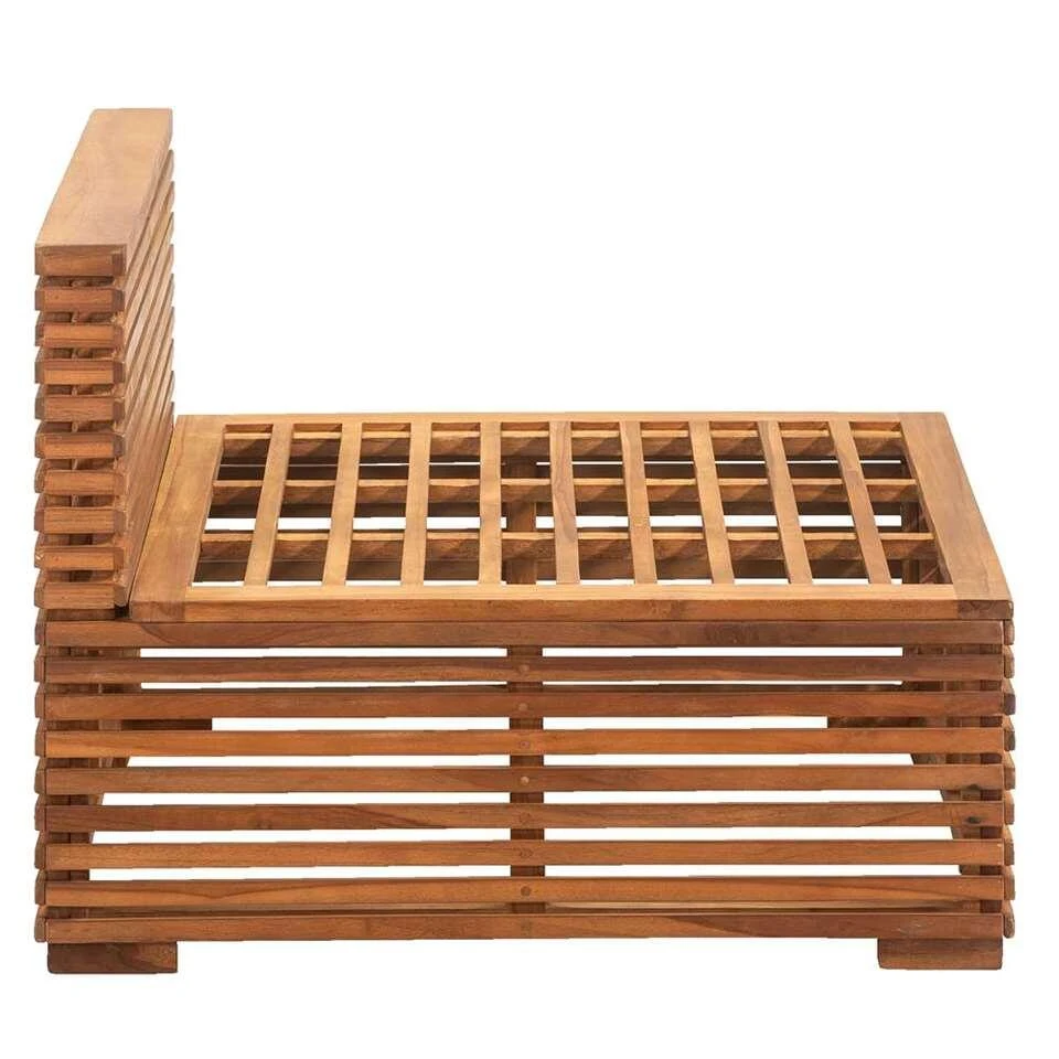 Le Sud Midden Fauteuil Cèvennes - Bruin - 81x73x60 Cm 5 Le Sud Midden Fauteuil Cèvennes - Bruin - 81x73x60 Cm - Afbeelding 3