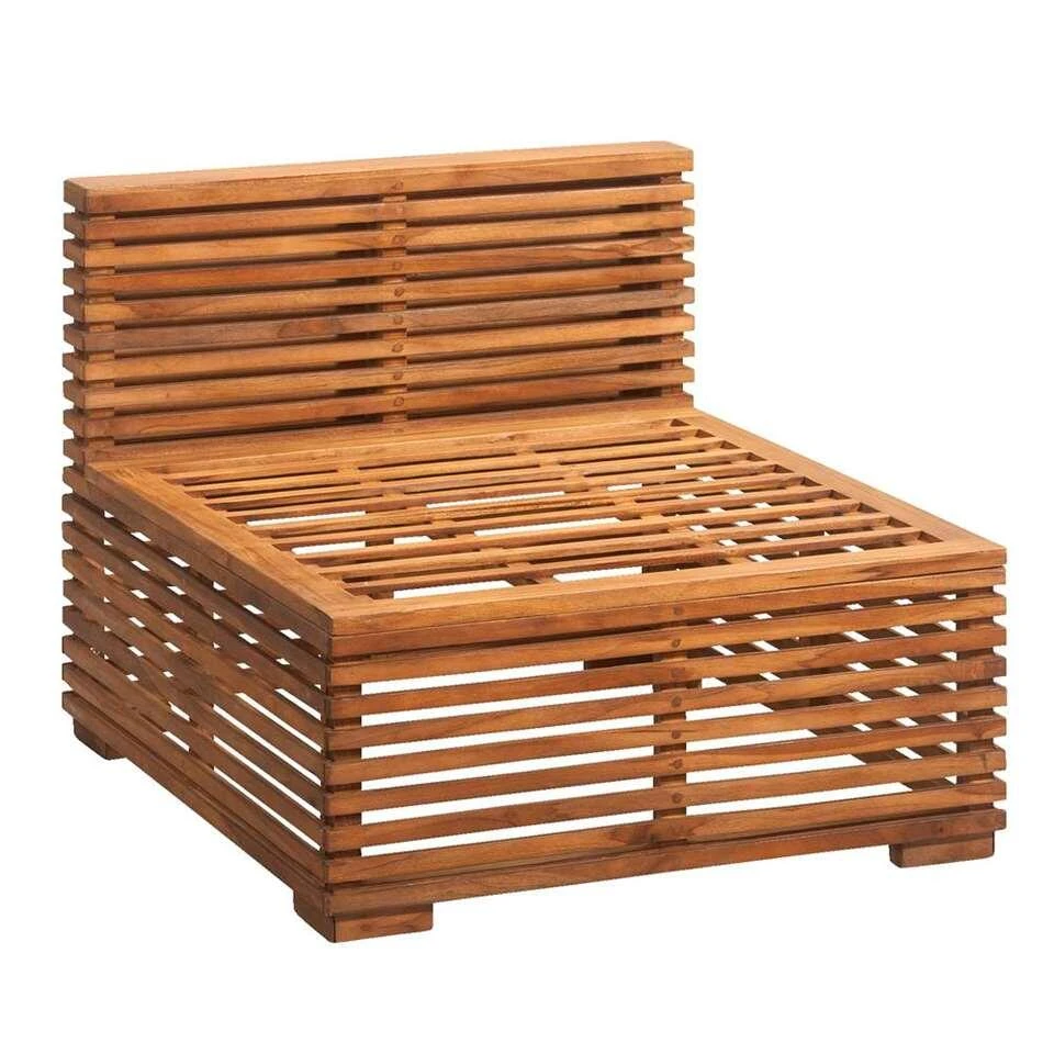 Le Sud Midden Fauteuil Cèvennes - Bruin - 81x73x60 Cm 3 Le Sud Midden Fauteuil Cèvennes - Bruin - 81x73x60 Cm