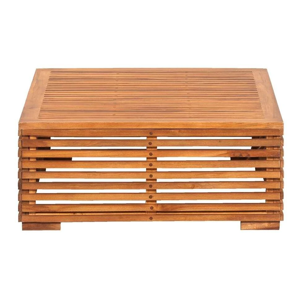 Le Sud Hocker Cèvennes - Bruin - 30x72x72 Cm 4 Le Sud Hocker Cèvennes - Bruin - 30x72x72 Cm - Afbeelding 2