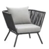 Loungestoel Almeria - Antraciet - 75x89x75 Cm -Tuinmeubelwinkel 50105176