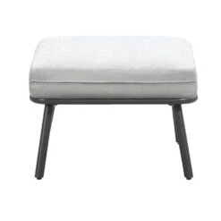Hocker Almeria - Antraciet - 30x60x60 Cm -Tuinmeubelwinkel 50105185 8000