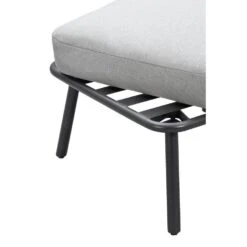 Hocker Almeria - Antraciet - 30x60x60 Cm -Tuinmeubelwinkel 50105185 9001