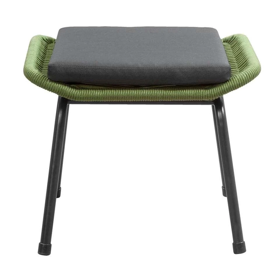 Voetenbankje Monaco - Groen - Incl. Kussen 4 Voetenbankje Monaco - Groen - Incl. Kussen - Afbeelding 2