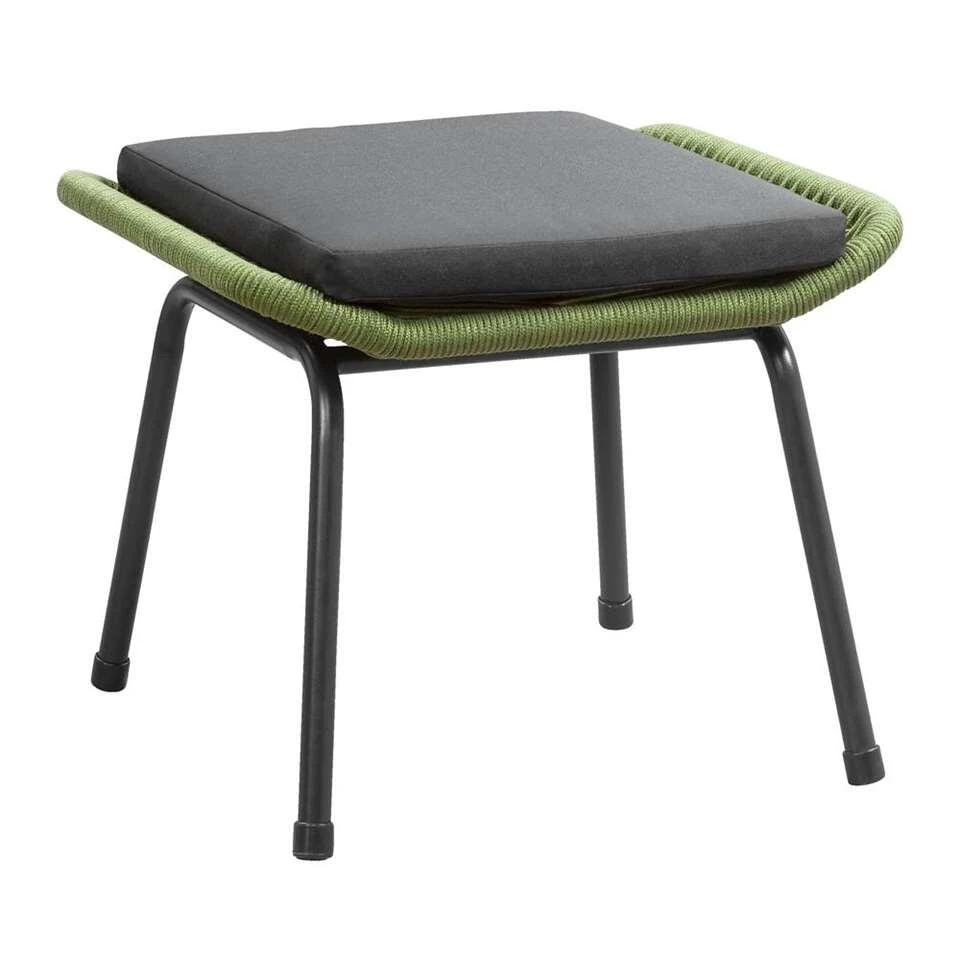 Voetenbankje Monaco - Groen - Incl. Kussen 3 Voetenbankje Monaco - Groen - Incl. Kussen