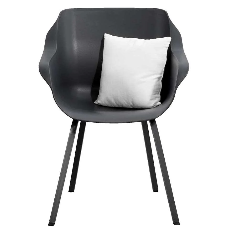 Hartman Tuinstoel Sophie – Antraciet 4 Hartman Tuinstoel Sophie – Antraciet - Afbeelding 2