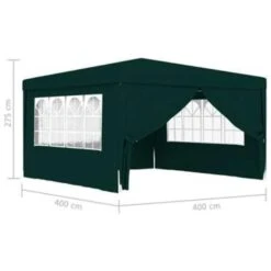 VidaXL Partytent Met Zijwanden Professioneel 90 G/m² 4x4 M Groen 9 VidaXL Partytent Met Zijwanden Professioneel 90 G/m² 4x4 M Groen -Tuinmeubelwinkel 51fe4785a2cc4b0f95f71c44df6c5b6b