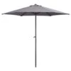 Le Sud Parasol Blanca - Antraciet - Ø250 Cm -Tuinmeubelwinkel 52304056