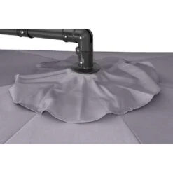 Le Sud Zweefparasol Brava - Antraciet - Ø300 Cm -Tuinmeubelwinkel 52304575 0110