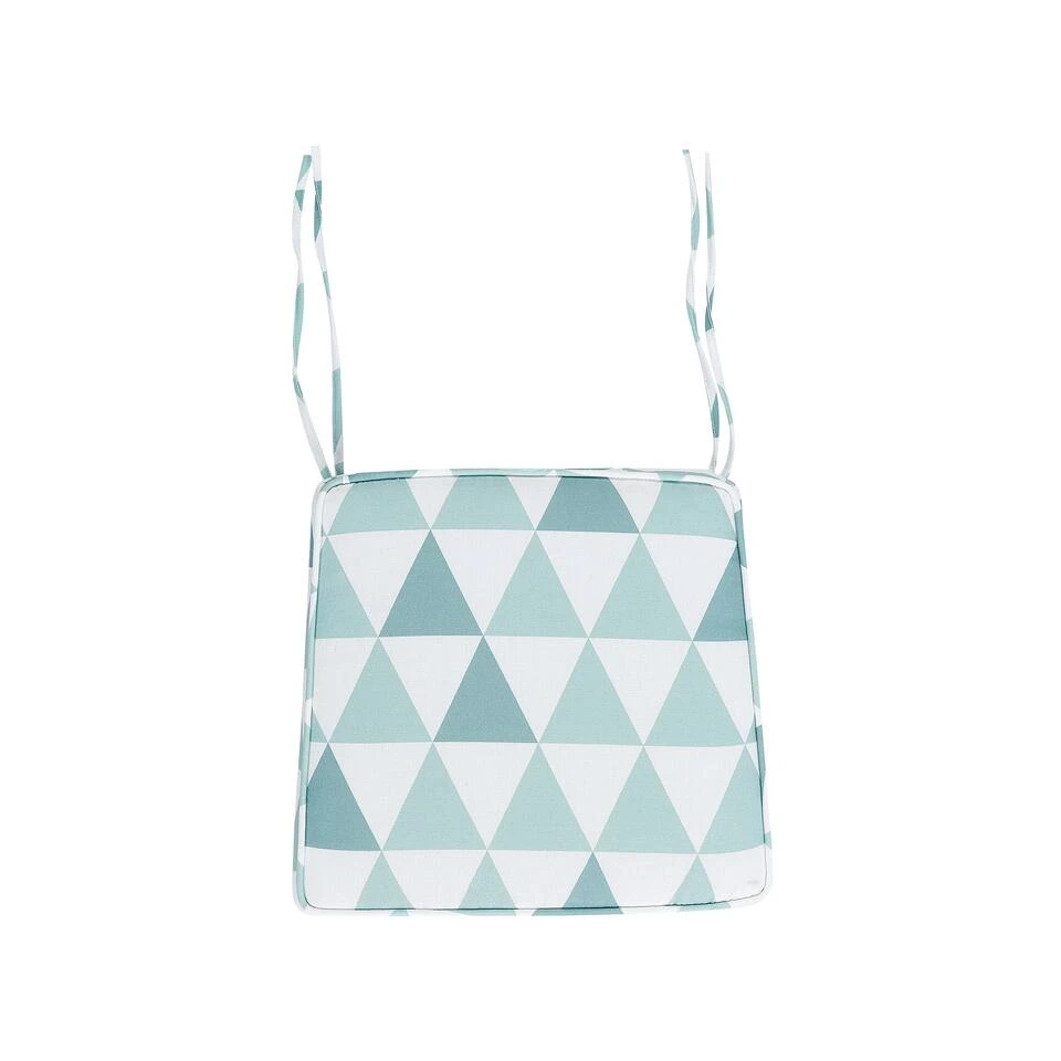 Beliani Zitkussen TERNI - Blauw Polyester 5 Beliani Zitkussen TERNI - Blauw Polyester - Afbeelding 3