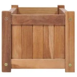 VidaXL Plantenbak Verhoogd 100x30x25 Cm Massief Teakhout -Tuinmeubelwinkel 5708a6f976af4ea5b6bec3fb45c7aea1