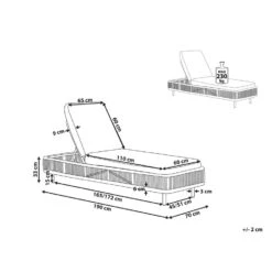 Beliani Tuinligstoel OSINI - Natuurlijk Pe Rotan 8 Beliani Tuinligstoel OSINI - Natuurlijk Pe Rotan -Tuinmeubelwinkel 59b193ba3436436d8a7102588cbe632c