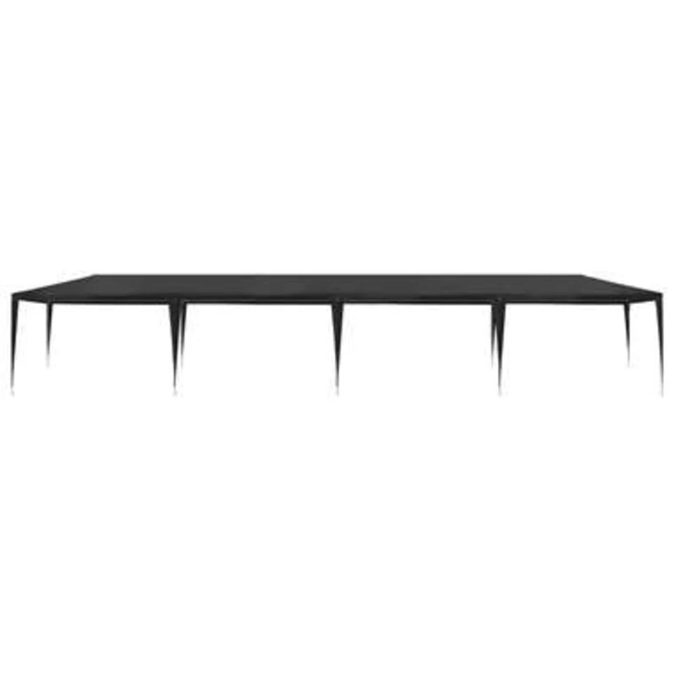 VidaXL Partytent 3x12 M PE Antraciet 4 VidaXL Partytent 3x12 M PE Antraciet - Afbeelding 2