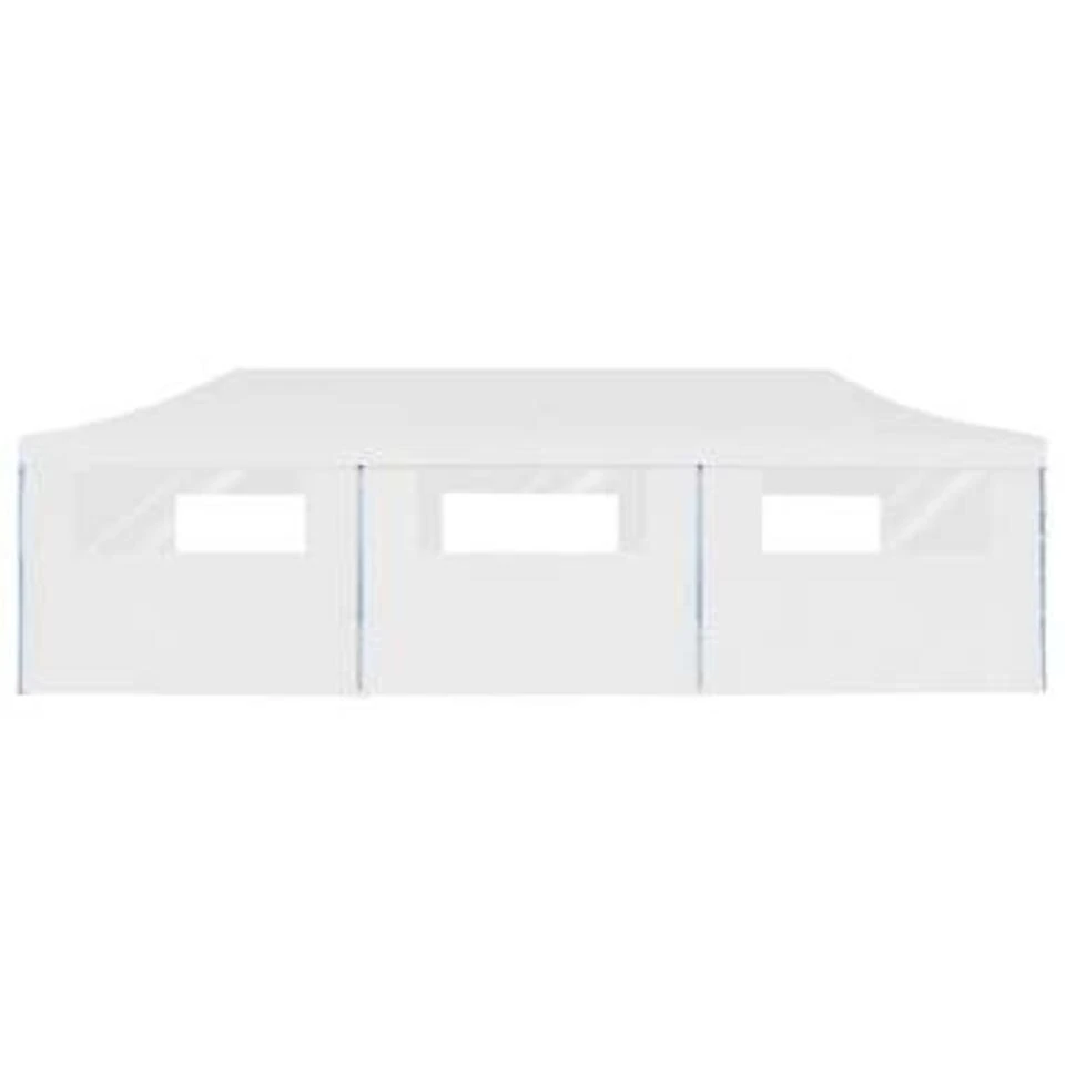 VidaXL Partytent Pop-up Met 8 Zijwanden 3x9 M Wit 6 VidaXL Partytent Pop-up Met 8 Zijwanden 3x9 M Wit - Afbeelding 4