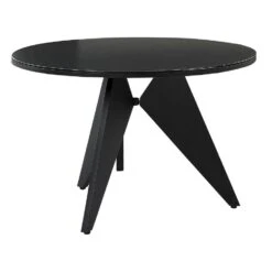 Beliani Ronde Tafel OLMETTO - Zwart Aluminium 9 Beliani Ronde Tafel OLMETTO - Zwart Aluminium -Tuinmeubelwinkel 641062f376e04a7d91c6e9585c0b3aea