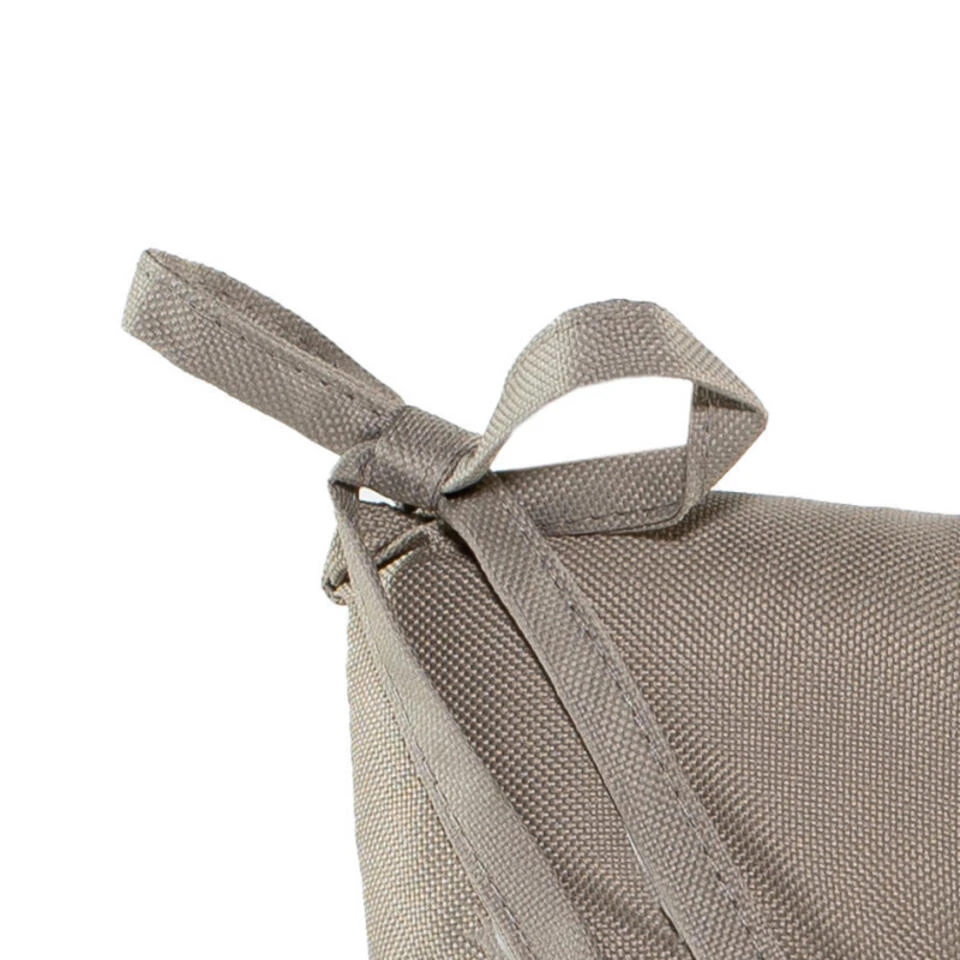 Anna's Collection Stoelkussen Gewatteerd - Taupe - 38 X 38 Cm 4 Anna's Collection Stoelkussen Gewatteerd - Taupe - 38 X 38 Cm - Afbeelding 2