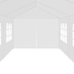 VidaXL Partytent 3x12 M Wit 8 VidaXL Partytent 3x12 M Wit -Tuinmeubelwinkel 75d3eb718226438b850774027f32a36f