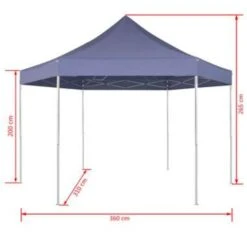 VidaXL Partytent Pop-up Zeshoekig Inklapbaar 3,6x3,1 M Donkerblauw 7 VidaXL Partytent Pop-up Zeshoekig Inklapbaar 3,6x3,1 M Donkerblauw -Tuinmeubelwinkel 7a4355b751fb4db3bc5053f9fb38d03e
