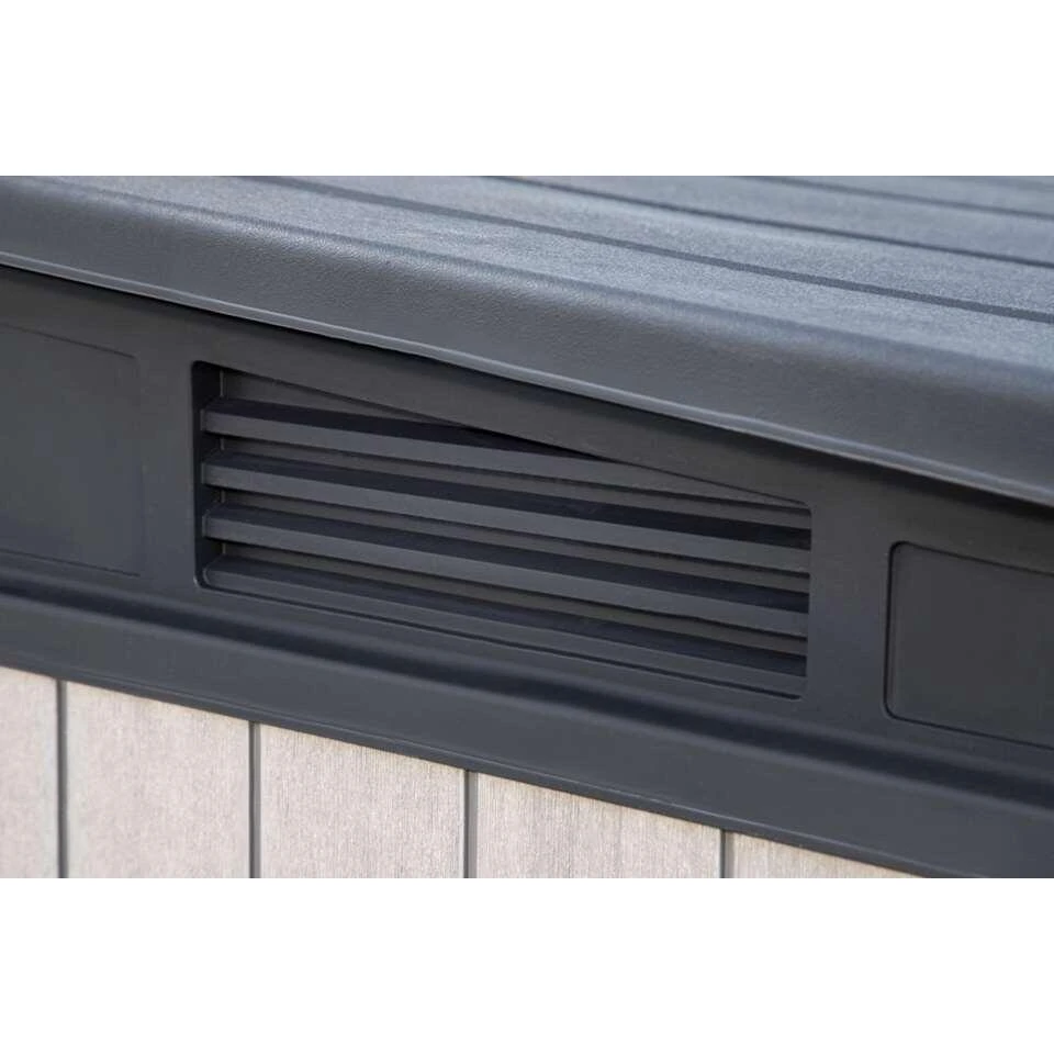 Keter Opbergbox Elite-Store - Grijs - 141x82x123,5 Cm 4 Keter Opbergbox Elite-Store - Grijs - 141x82x123,5 Cm - Afbeelding 2