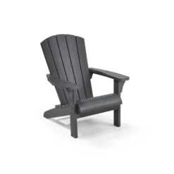 Keter Troy Adirondack Tuinstoel - 81x80x96,5cm - Grafiet