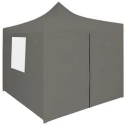 VidaXL Partytent Met 4 Zijwanden Inklapbaar 2x2 M Staal Antraciet 8 VidaXL Partytent Met 4 Zijwanden Inklapbaar 2x2 M Staal Antraciet -Tuinmeubelwinkel 844cb2246a99410e847f0002938dc61f
