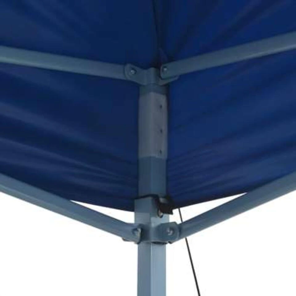 VidaXL Partytent Inklapbaar 3x4 M Staal Blauw 6 VidaXL Partytent Inklapbaar 3x4 M Staal Blauw - Afbeelding 4
