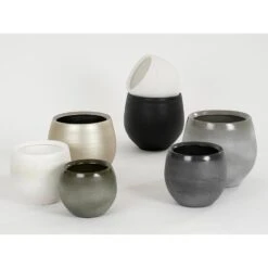 Mica Decorations Bloempot - Grijs - Keramiek - 26 X 23 Cm 9 Mica Decorations Bloempot - Grijs - Keramiek - 26 X 23 Cm -Tuinmeubelwinkel 88af3488fed445a797e86707e8dcc891 1