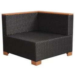 VidaXL 7-delige Loungeset Met Kussens Poly Rattan Zwart -Tuinmeubelwinkel 8a10bee9b9dc4cae8cff21ab0fe11ad2