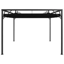 VidaXL Tuinprieel Met Uittrekbaar Dak 3x3 M Antraciet -Tuinmeubelwinkel 8a2816ac5eee47f280899470115b4ad4